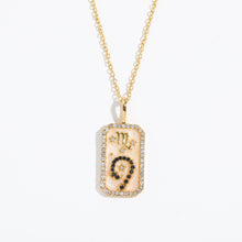 Load image into Gallery viewer, Zodiac Sign Birthstone Necklace