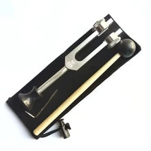 Load image into Gallery viewer, 1pc 256/432/384/528Hz Weighted Tuning Fork with Base + FREE Mallet and Pouch