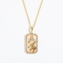 Load image into Gallery viewer, Zodiac Sign Birthstone Necklace