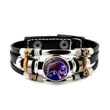 Load image into Gallery viewer, Luminous 12 Zodiac Signs Charm Bracelet