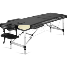 Load image into Gallery viewer, 79 inch Portable Massage Table – Adjustable 3-Fold Spa Bed