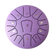 Load image into Gallery viewer, 6 Inch, 11 Notes Mini Steel Tongue Drum + FREE Mallet and Carrying Bag