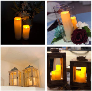12Pcs/Set Flickering Flameless Candles, Waterproof LED with Remote