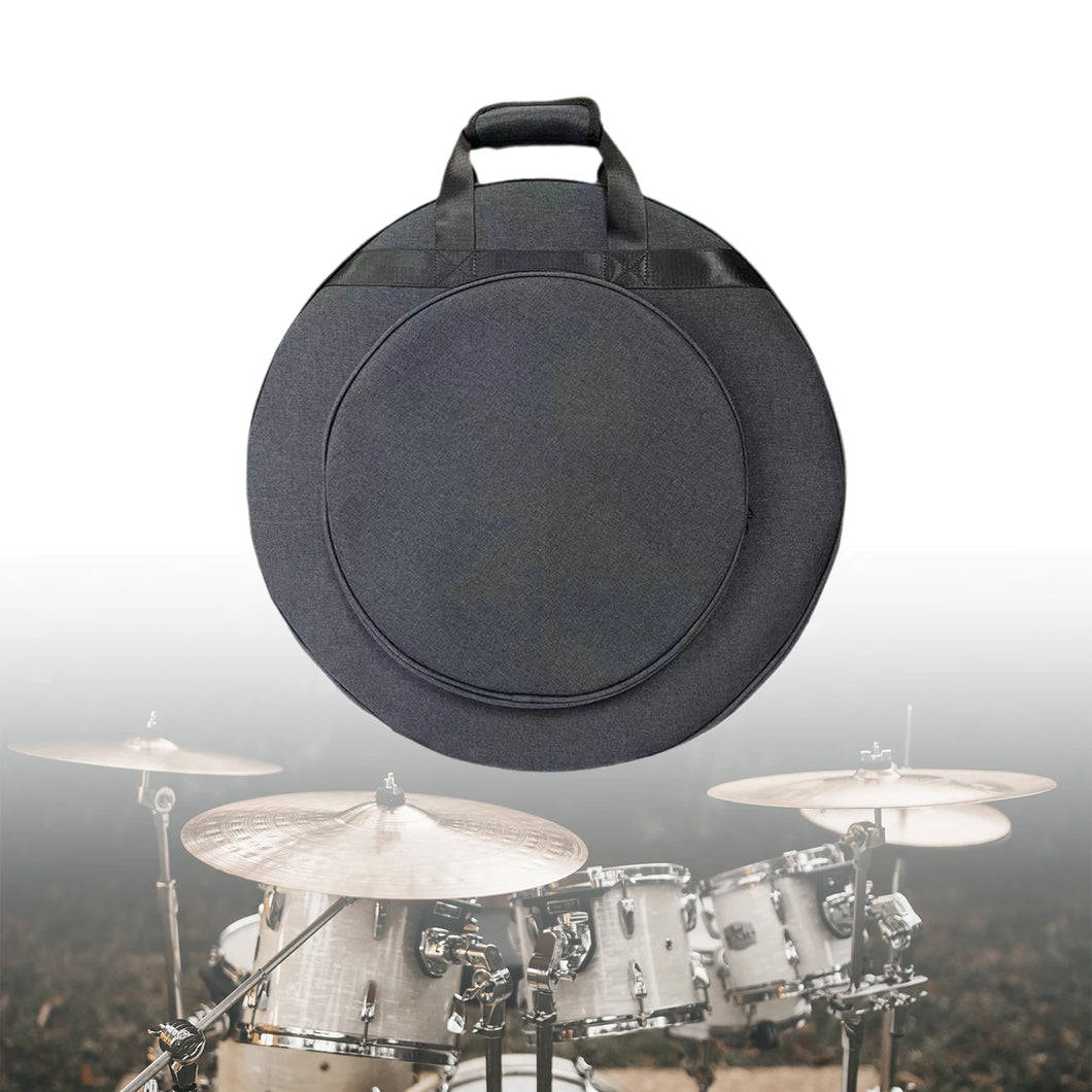Dual Compartment Gong Carrying Case with Backpack Straps