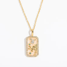 Load image into Gallery viewer, Zodiac Sign Birthstone Necklace