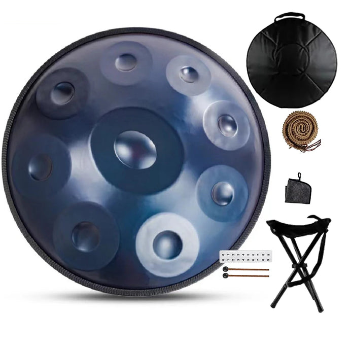 18 Inch, 9 tone, G minor 432hz/440hz Handpan + FREE Carrying Bag