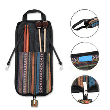 Load image into Gallery viewer, Drumstick Mallet Bag – Cotton Storage Case with Hanging Hooks