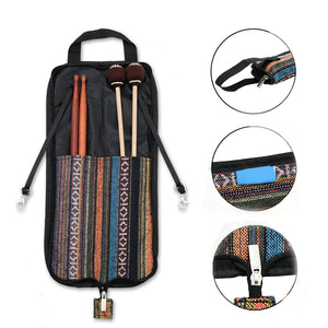 Drumstick Mallet Bag – Cotton Storage Case with Hanging Hooks
