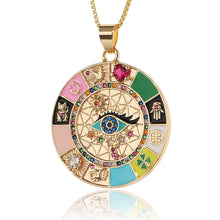Load image into Gallery viewer, Multi-element Evil Eye Necklace