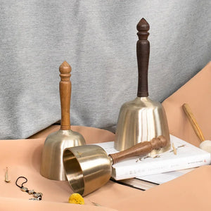 Nepal  Handheld Tibetan Singing Bowl + FREE Mallet and Pouch