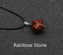 Load image into Gallery viewer, 3D  Merkaba Pendulum Pendant Necklace