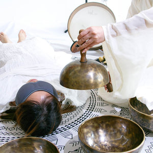 Nepal Small Handmade Bronze Tibetan Singing Bowl+ FREE Mallet