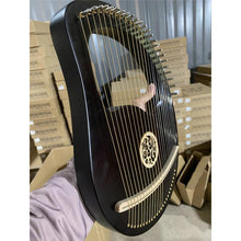 Load image into Gallery viewer, 24 String Black Harp Lyre