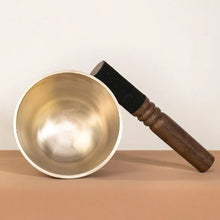 Load image into Gallery viewer, Nepal  Handheld Tibetan Singing Bowl + FREE Mallet and Pouch