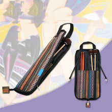 Load image into Gallery viewer, Drumstick Mallet Bag – Cotton Storage Case with Hanging Hooks