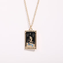 Load image into Gallery viewer, Antiqued Enamel Tarot Necklace