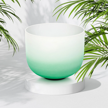 Load image into Gallery viewer, 1 Piece - Gradient Color Quartz Crystal Singing Bowl with free mallet