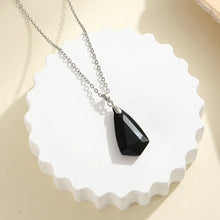 Load image into Gallery viewer, Natural Stone Geometric Pendant Necklace/ Crystal Pendulum
