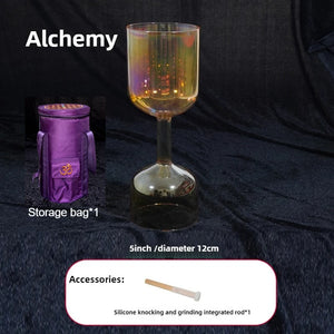 Double Headed Crystal Singing Bowl + FREE Bag