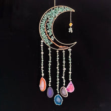 Load image into Gallery viewer, Agate Moon Dream Catcher