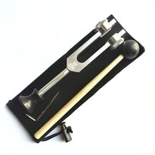 Load image into Gallery viewer, 1pc 256/432/384/528Hz Weighted Tuning Fork with Base + FREE Mallet and Pouch