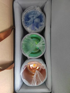 432 Hz 7pcs Chakra Crystal Clear Singing Bowl Set + FREE Carrying Case