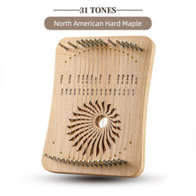 Load image into Gallery viewer, 17/31 Strings Fingerplay Kalimba Lyre Harp Chromatic Thumb Piano