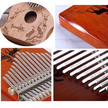 Load image into Gallery viewer, 17 Keys Portable Tuned Kalimba Thumb Piano