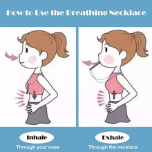 Load image into Gallery viewer, Stainless Steel Mindful Breathing Meditation Necklace