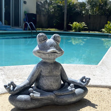 Load image into Gallery viewer, Frog Meditating Figurine Statue