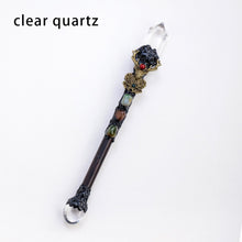 Load image into Gallery viewer, Natural Crystal Point Scepter Wand