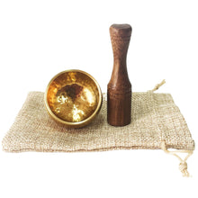 Load image into Gallery viewer, 1.5inch Nepal Handmade Thumb Singing Bowl + FREE O-ring and Mallet