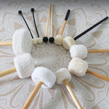 Load image into Gallery viewer, Felt Mallet with Wooden Handle for Gongs &amp; Singing Bowls
