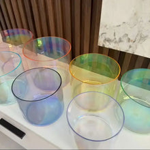 Load image into Gallery viewer, 6 inch Alchemy Set Crystal Clear Singing Bowl + FREE Carrying Bag