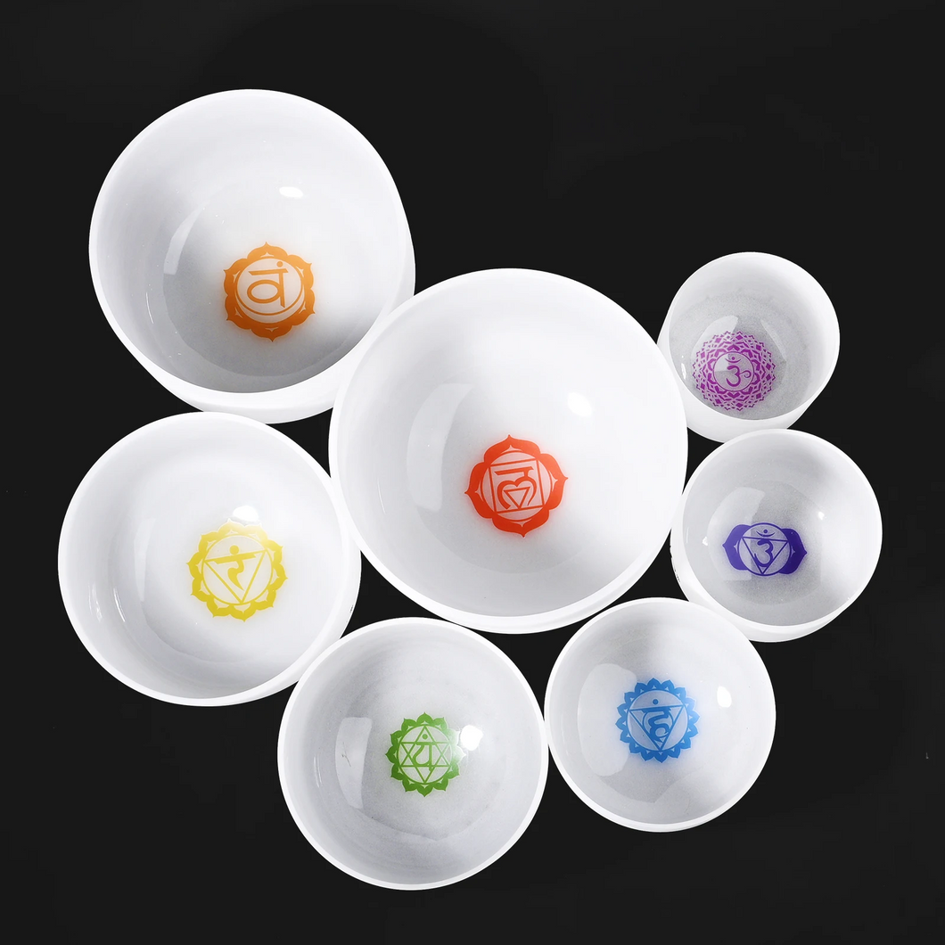 Individual Chakra Base Quartz Crystal Singing Bowl