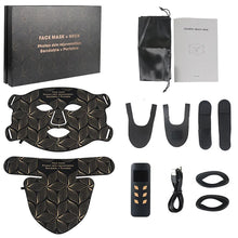 Load image into Gallery viewer, 8 Color Silicone LED Face &amp; Neck Mask Set — Photon Light Therapy for Skin Rejuvenation, Acne &amp; Anti-Aging