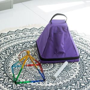 7-10 Inch Rainbow Colors Quartz Crystal Singing Pyramid