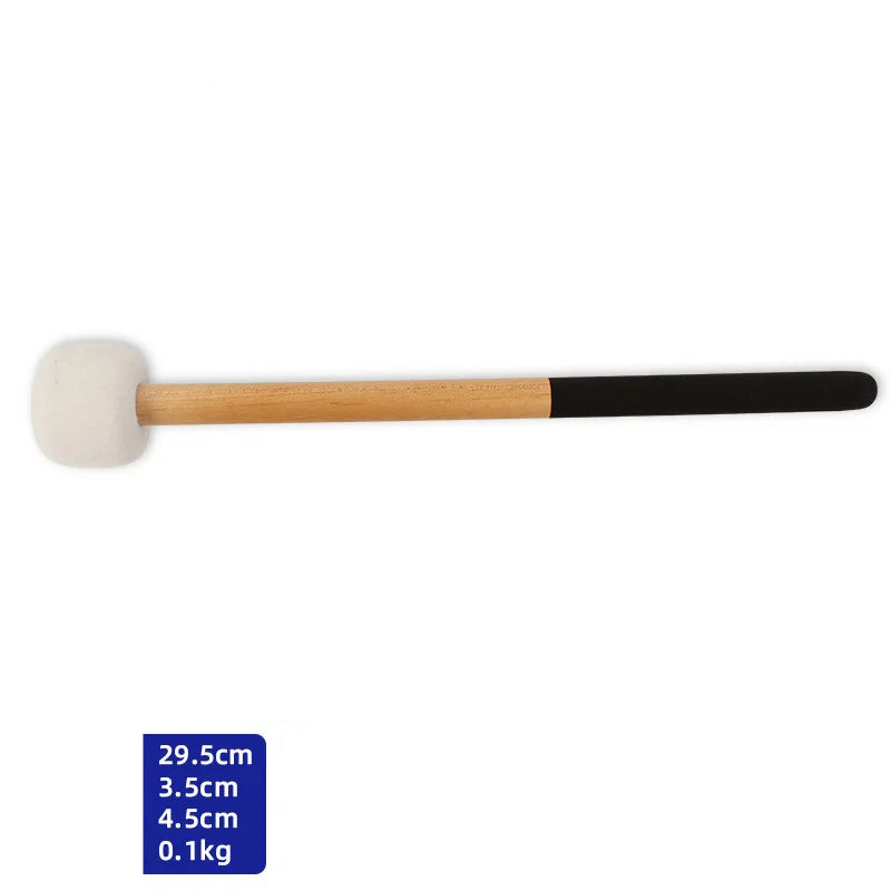 Felt Mallet with Wooden Handle for Gongs & Singing Bowls