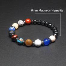 Load image into Gallery viewer, Natural Stone Solar System Bracelet