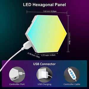 RGB Bluetooth LED Hexagon Light