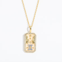 Load image into Gallery viewer, Zodiac Sign Birthstone Necklace
