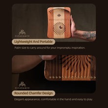 Load image into Gallery viewer, 17/31 Strings Fingerplay Lyre Harp Chromatic Thumb Piano