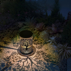 Solar LED Tree of Life Waterproof Hanging Lantern