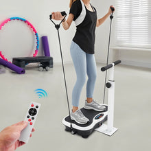 Load image into Gallery viewer, Full-Body Vibration Plate Exercise Machine with Adjustable Handrails