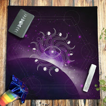 Load image into Gallery viewer, Rubik&#39;s Cube Oracle/ Crystal Grid Altar Cloth