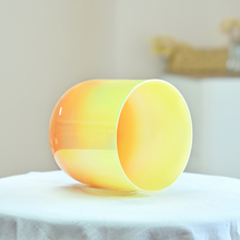 Load image into Gallery viewer, 1pc 6 Inch Dream Color Alchemy Clear Quartz Chakra Crystal Singing Bowl + FREE 2 Mallets and O-ring