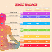 Load image into Gallery viewer, 7-note Chakra Set Alchemy Crystal Singing Bowl Set + 2 FREE Carrying Cases