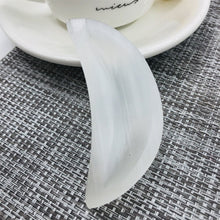 Load image into Gallery viewer, White Selenite Moon Bowl, Gypsum Stone