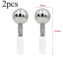 Load image into Gallery viewer, 2pcs Stainless Steel Ice Globes Spoon Massager