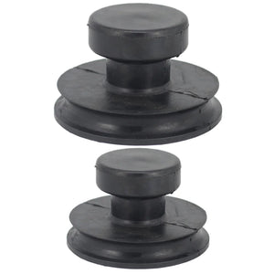 4pcs Rubber Singing Bowl Suction Handle Tools
